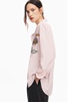 STRIPED FLORAL SHIRT - red stripe